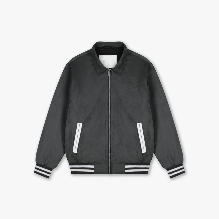 Croyez Croyez Jacket Patch Iconic Suede FW26 Antra