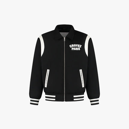 Croyez Croyez Jacket Varsity Paris FW25 Black