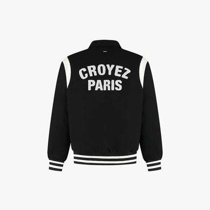 Croyez Croyez Jacket Varsity Paris FW25 Black
