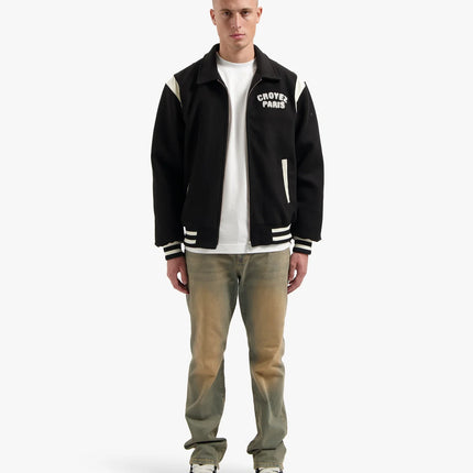 Croyez Croyez Jacket Varsity Paris FW25 Black