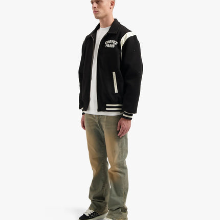 Croyez Croyez Jacket Varsity Paris FW25 Black