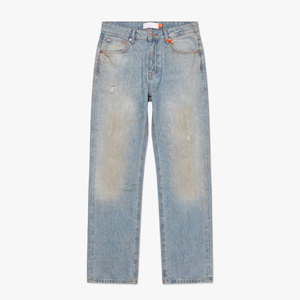 Croyez Croyez Jeans Dirty Washed Straight Leg FW26 Light Blue