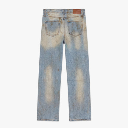 Croyez Croyez Jeans Dirty Washed Straight Leg FW26 Light Blue