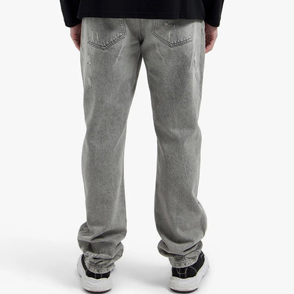 Croyez Croyez Jeans Straight Washed Denim SS26 Light Grey