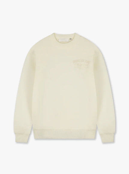 Croyez Croyez Knit Sweater En Vous FW25 Off White