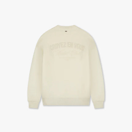 Croyez Croyez Knit Sweater En Vous FW25 Off White