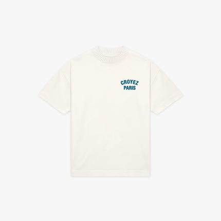 Croyez Croyez Knit T-Shirt Paris SS26 White