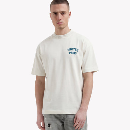 Croyez Croyez Knit T-Shirt Paris SS26 White