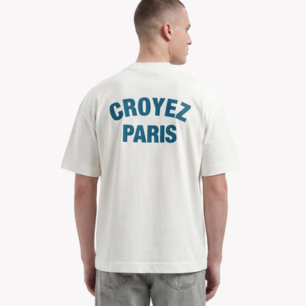 Croyez Croyez Knit T-Shirt Paris SS26 White