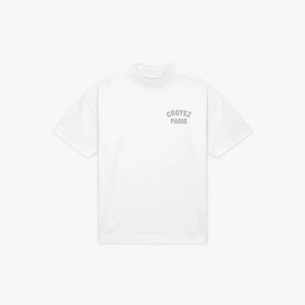 Croyez Croyez Knit T-Shirt Paris SS26 White