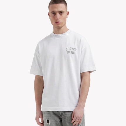 Croyez Croyez Knit T-Shirt Paris SS26 White