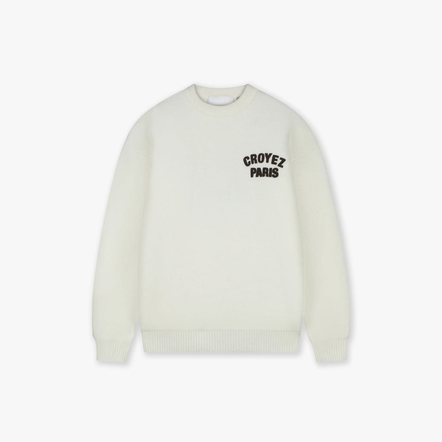 Croyez Croyez Knitwear Sweater Paris FW26 Off White