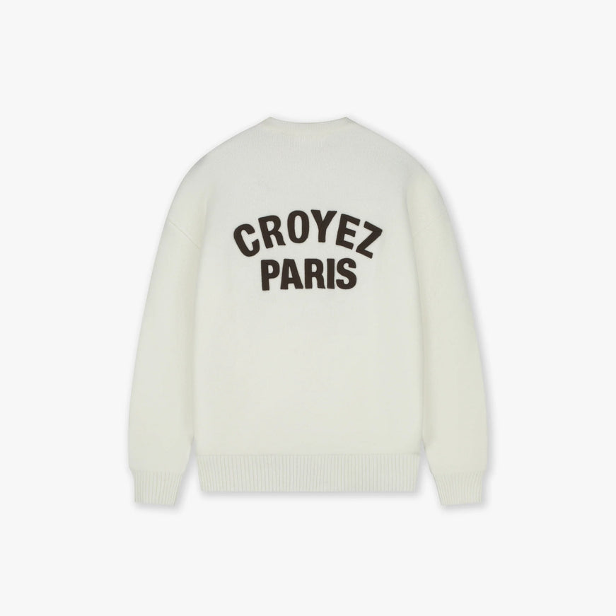 Croyez Croyez Knitwear Sweater Paris FW26 Off White