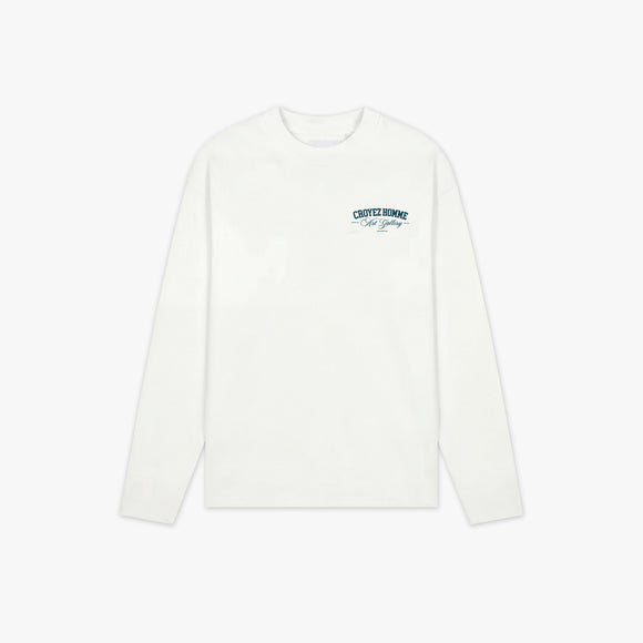 Croyez Croyez Longsleeve Art Gallery SS26 Off-White