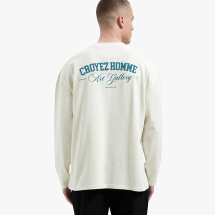 Croyez Croyez Longsleeve Art Gallery SS26 Off-White