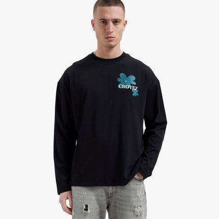 Croyez Croyez Longsleeve Botanique SS26 Black/Dark Teal