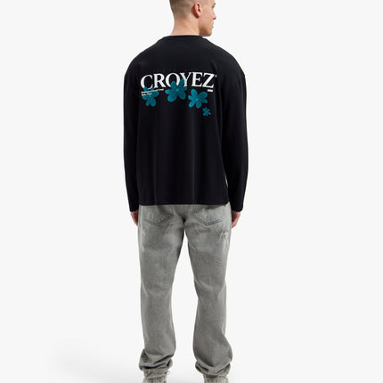 Croyez Croyez Longsleeve Botanique SS26 Black/Dark Teal