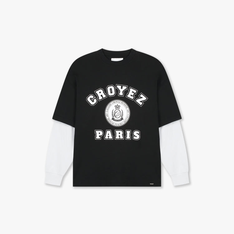 Croyez Croyez Longsleeve Bouclier SS26 Vintage Black