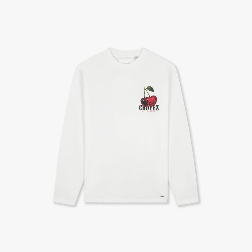 Croyez Croyez Longsleeve Cerise D'Amour SS26 White