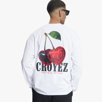 Croyez Croyez Longsleeve Cerise D'Amour SS26 White
