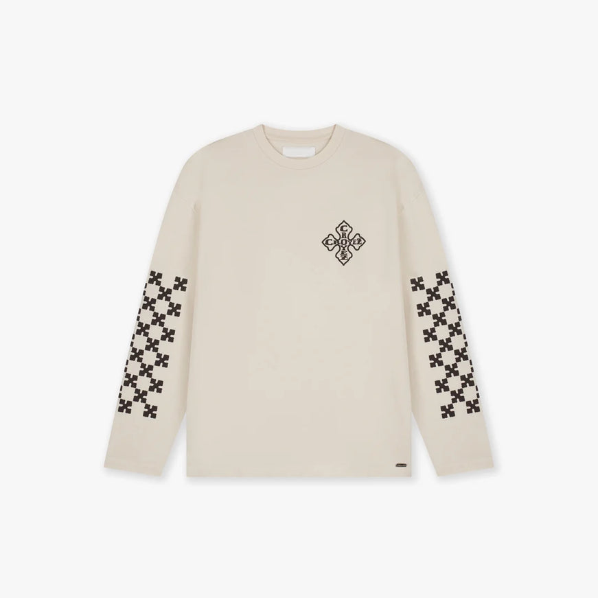 Croyez Croyez Longsleeve Cross FW26 Light Beige