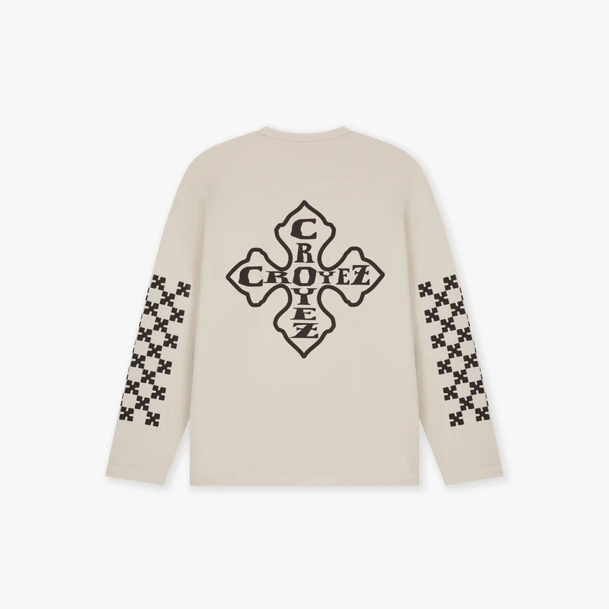 Croyez Croyez Longsleeve Cross FW26 Light Beige