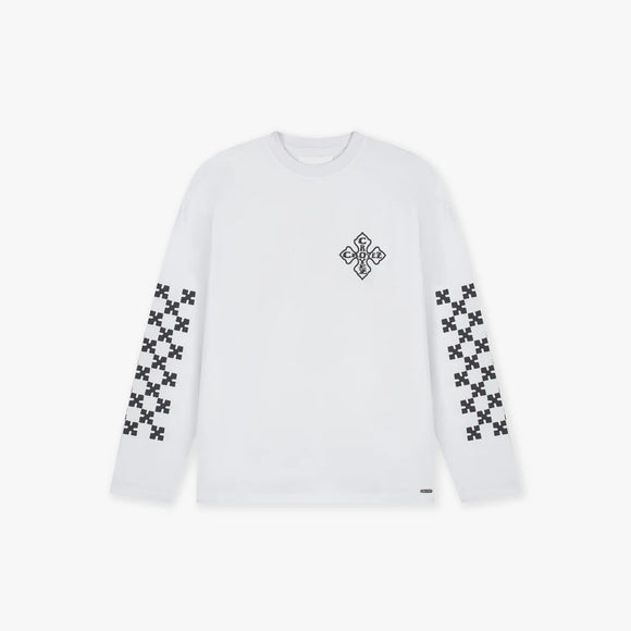 Croyez Croyez Longsleeve Cross FW26 White