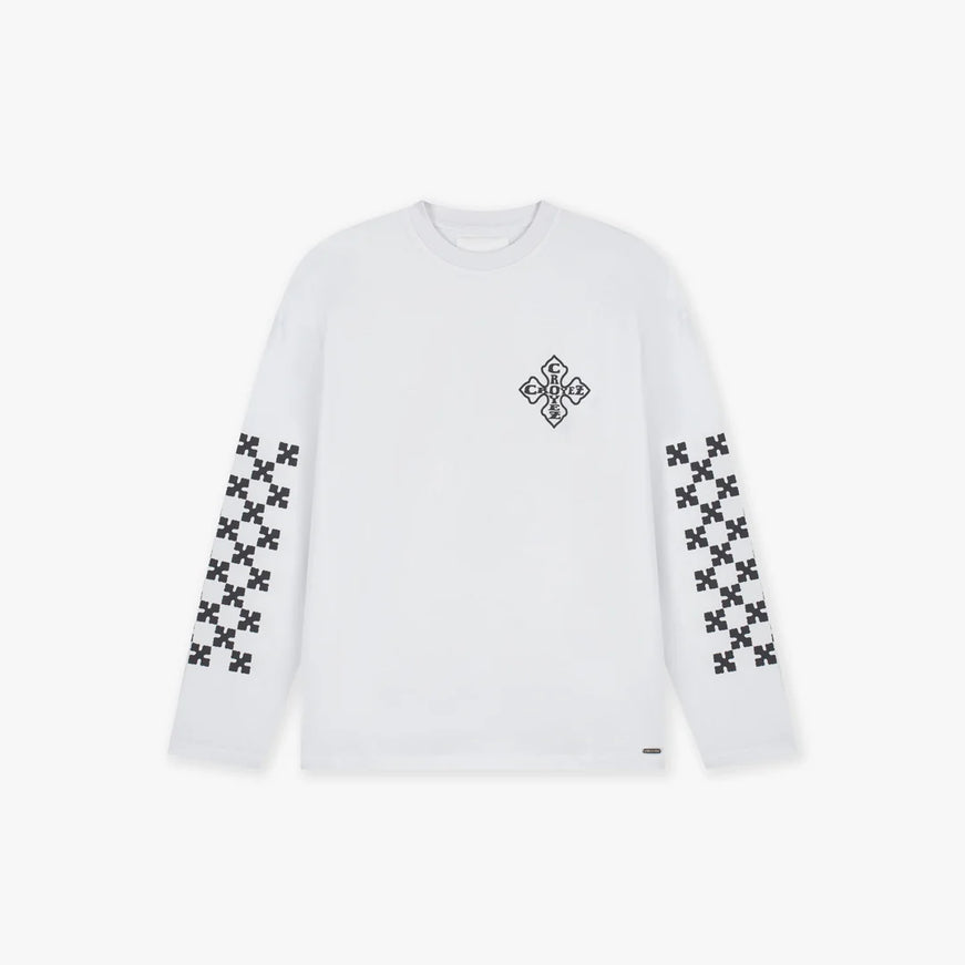 Croyez Croyez Longsleeve Cross FW26 White