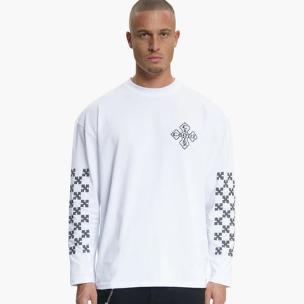 Croyez Croyez Longsleeve Cross FW26 White