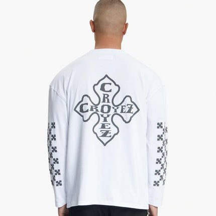 Croyez Croyez Longsleeve Cross FW26 White