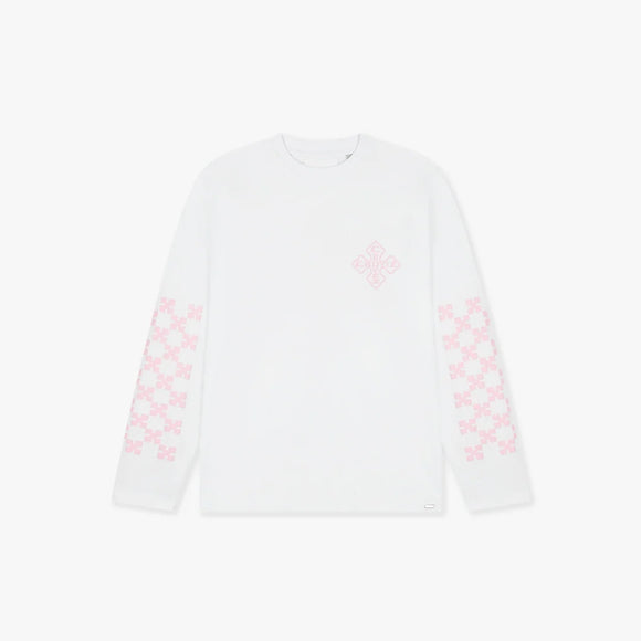 Croyez Croyez Longsleeve Cross FW26 White/Pink