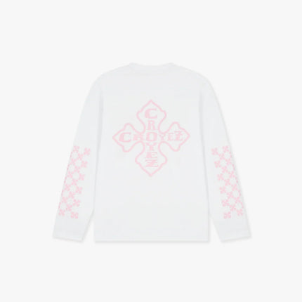 Croyez Croyez Longsleeve Cross FW26 White/Pink