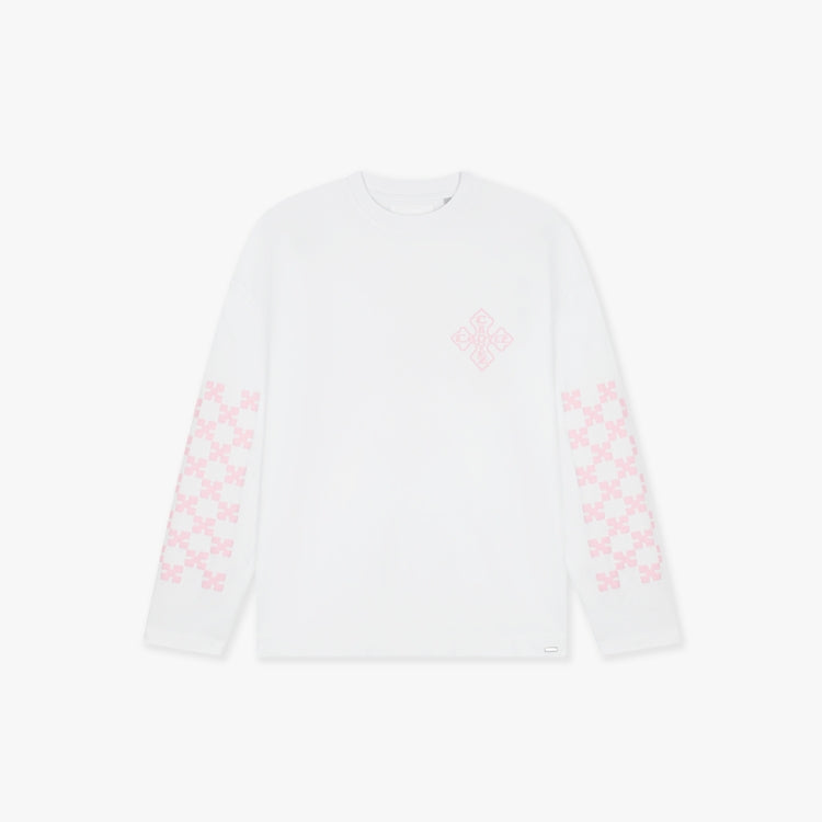 Croyez Croyez Longsleeve Cross PS26 White/Pink