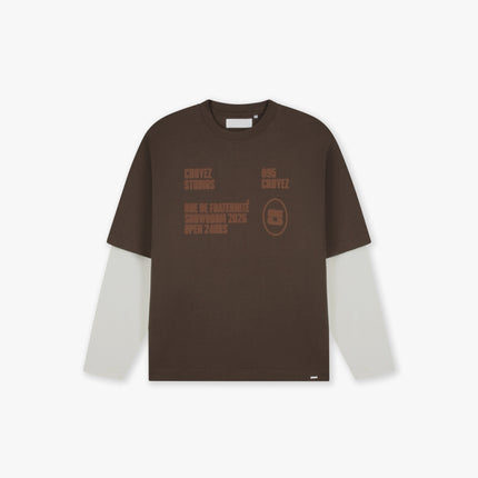 Croyez Croyez Longsleeve Double Sleeve FW26 Brown