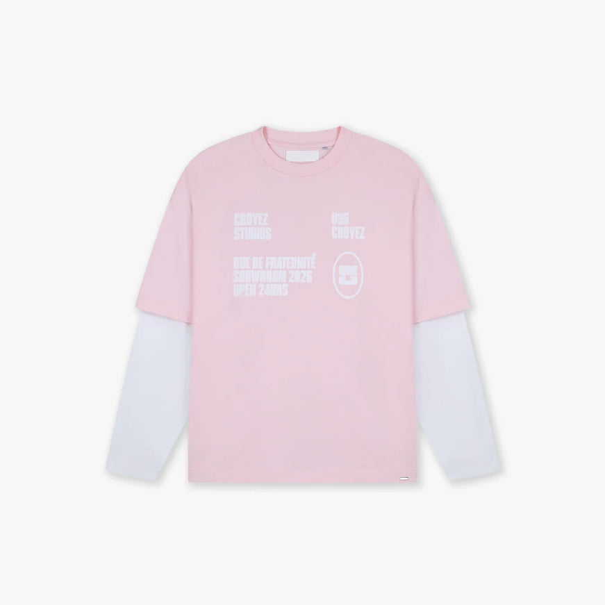 Croyez Croyez Longsleeve Double Sleeve FW26 Pink