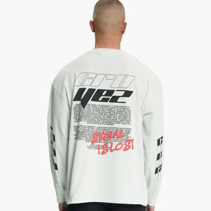 Croyez Croyez Longsleeve Lost Signal FW26 Grey