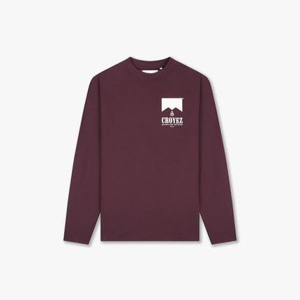 Croyez Croyez Longsleeve Maison Fumes PS26 Burgundy