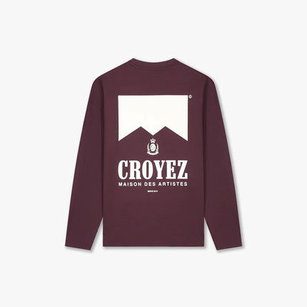 Croyez Croyez Longsleeve Maison Fumes PS26 Burgundy