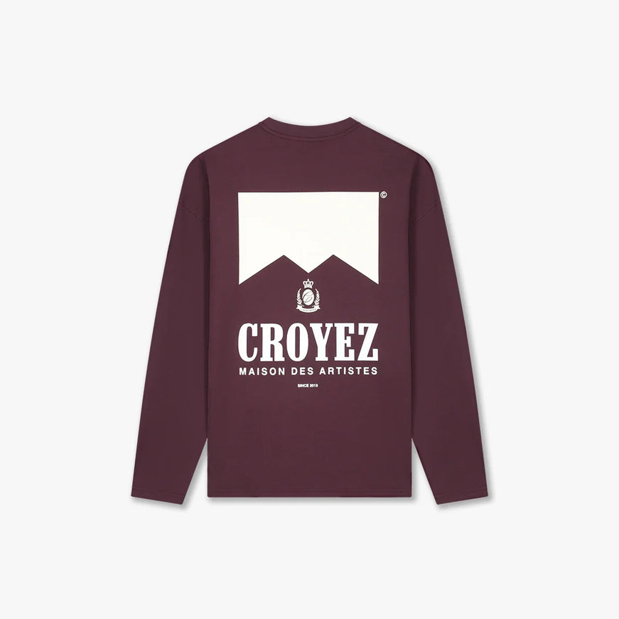 Croyez Croyez Longsleeve Maison Fumes PS26 Burgundy