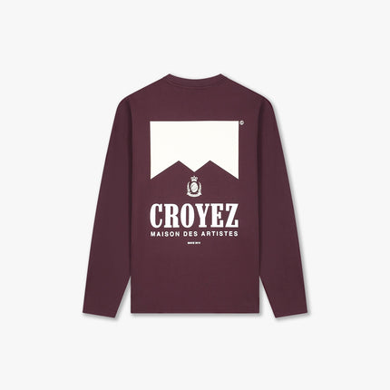 Croyez Croyez Longsleeve Maison Fumes PS26 Burgundy
