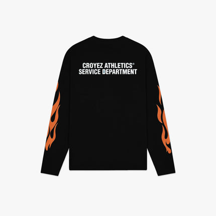 Croyez Croyez Longsleeve Service Dept SS26 Black/Orange