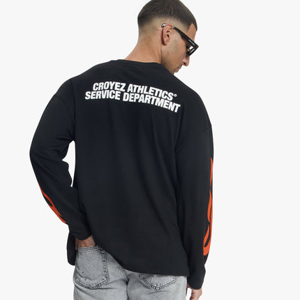 Croyez Croyez Longsleeve Service Dept SS26 Black/Orange