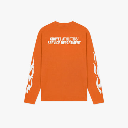 Croyez Croyez Longsleeve Service Dept SS26 Orange