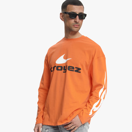 Croyez Croyez Longsleeve Service Dept SS26 Orange