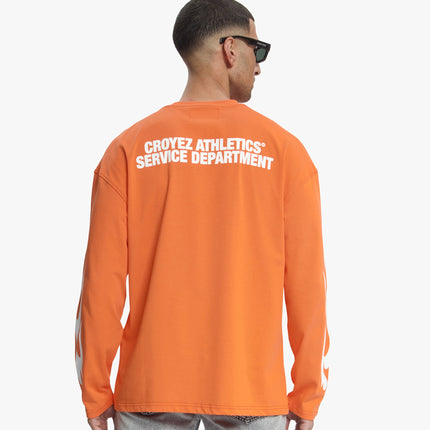 Croyez Croyez Longsleeve Service Dept SS26 Orange