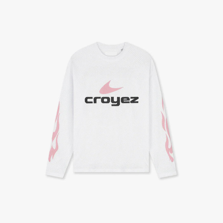 Croyez Croyez Longsleeve Service Dept SS26 White