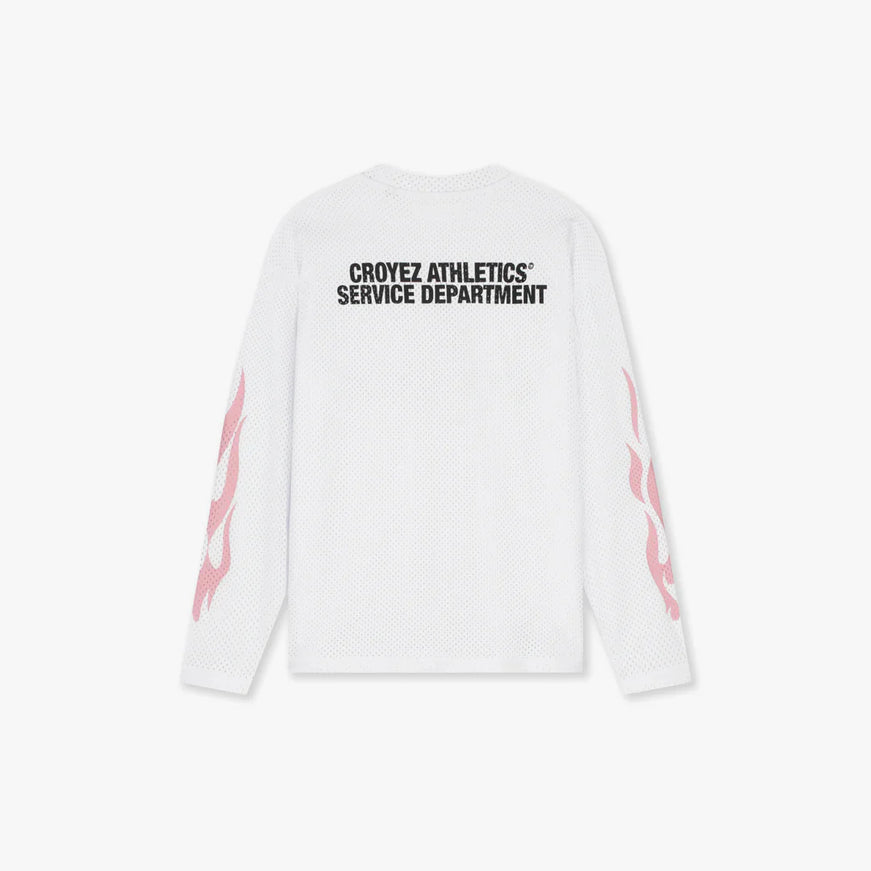Croyez Croyez Longsleeve Service Dept SS26 White