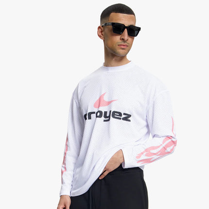 Croyez Croyez Longsleeve Service Dept SS26 White