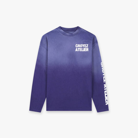 Croyez Croyez Longsleeve Sprayed Atelier SS26 Dark Purple