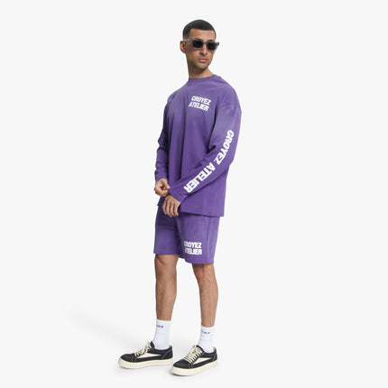Croyez Croyez Longsleeve Sprayed Atelier SS26 Dark Purple